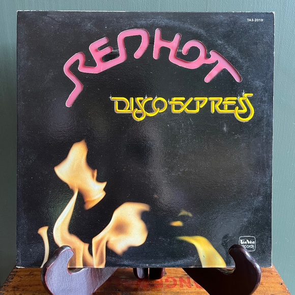 Vintage 1979 Red Hot Disco Express Red Vinyl LP Record - Picture 1 of 3